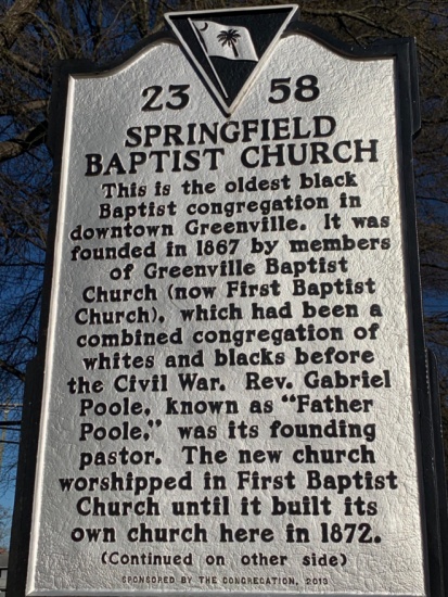 Springfield Baptist Church - An African-American History Of Downtown ...