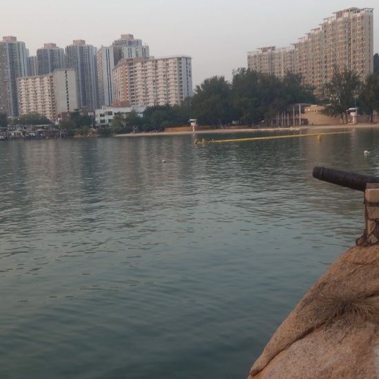 Kadoorie Pier - Photo By: Cannon and view of Tuen Mun