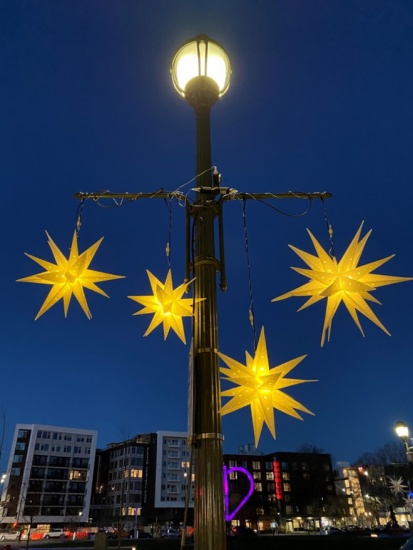 Light Installation: Moravian Stars