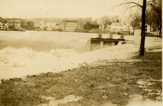 Upper Dam - Downtown Henniker - The 1936 Flood and Aftermath - PocketSights