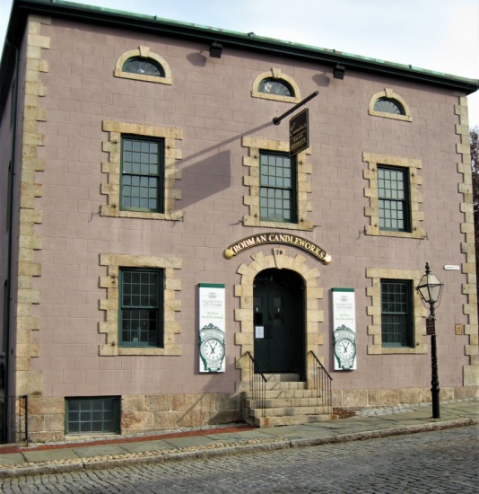 72 North Water Street, Rodman Candleworks Building, c. 1810, Federal