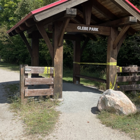 Glebe Park Entrance Gate - Photo By: 