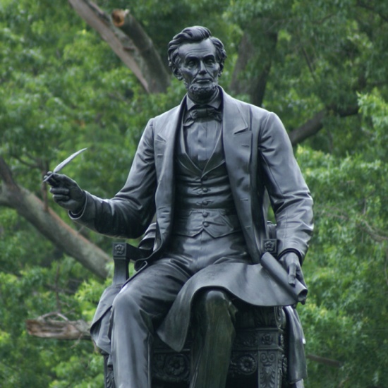 Abraham Lincoln (1871) - Civil War Sculptures of Philadelphia ...