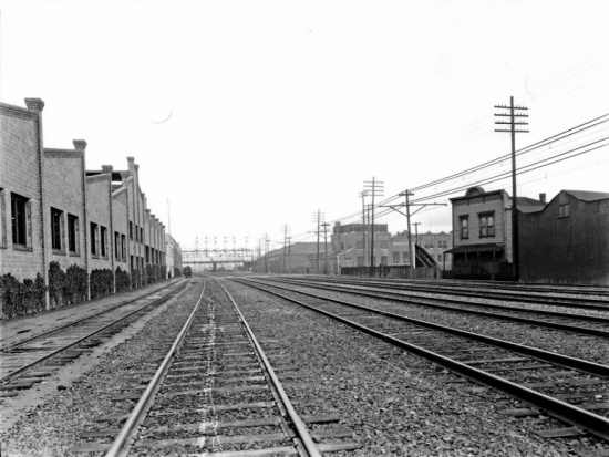 Foot of Park Ave - Commercial Union Hotel & Judson Steel (Both Razed)